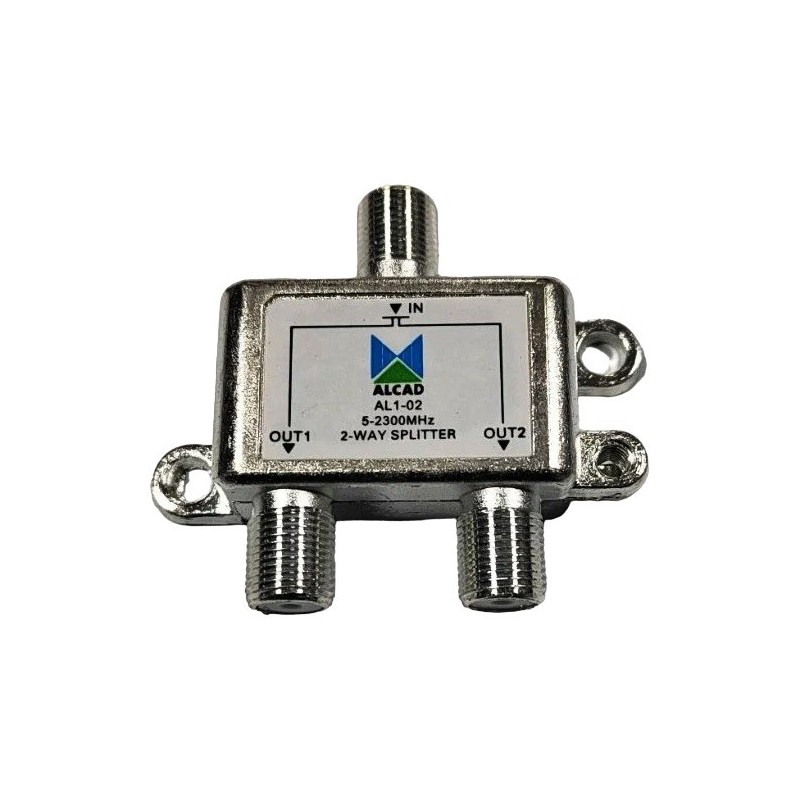 Splitter coassiale 2 uscite 5-2300mHz Alcad AL1-02