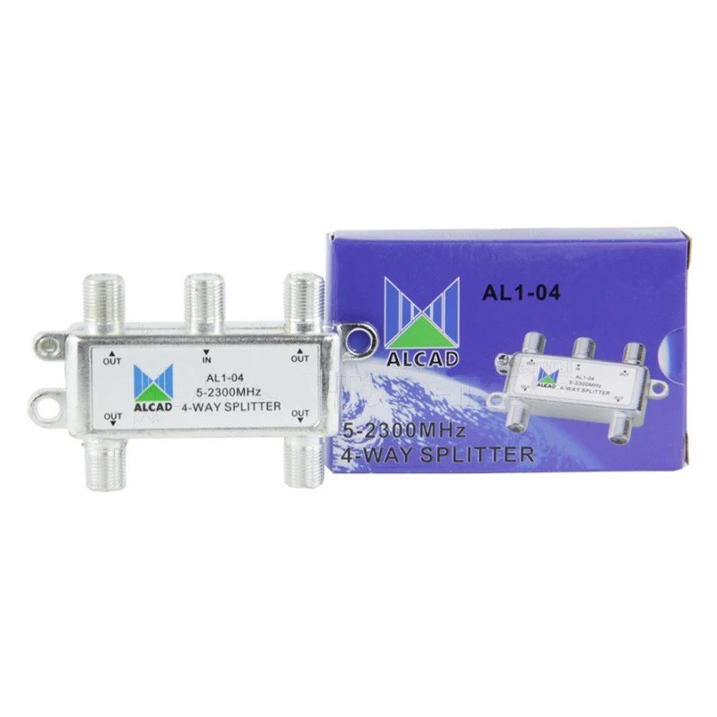 Splitter 4 uscite 5-2300mHz Alcad AL1-04