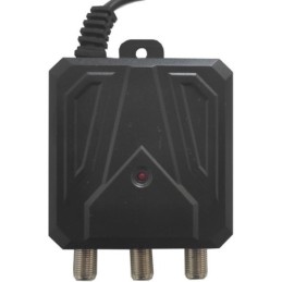 Kit antenna TV DVB-T2 con amplificatore e alimentatore 12V