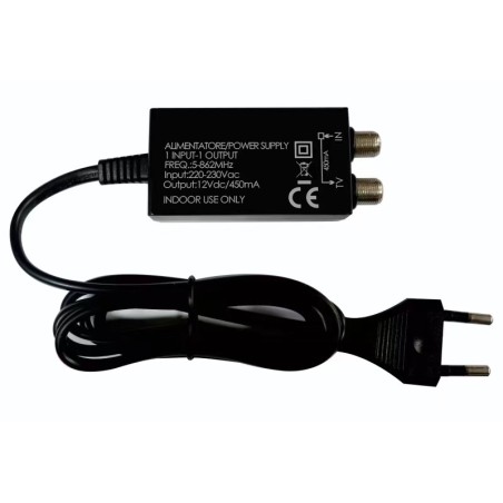 Alimentatore per antenna TV 12V 450mA