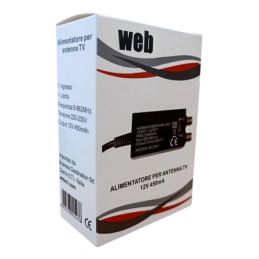 Alimentatore per antenna TV 12V 450mA