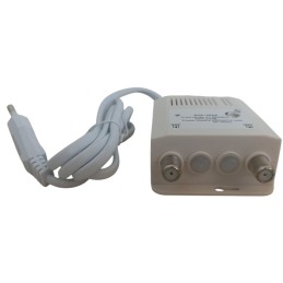 Amplificatore per antenna TV 1 ingresso 2 uscite