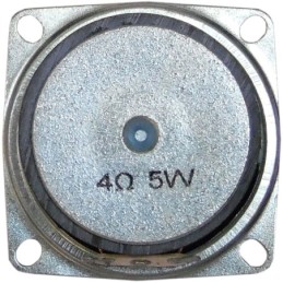 Altoparlante 5W 4 Ohm 5x5x2.5cm rosso