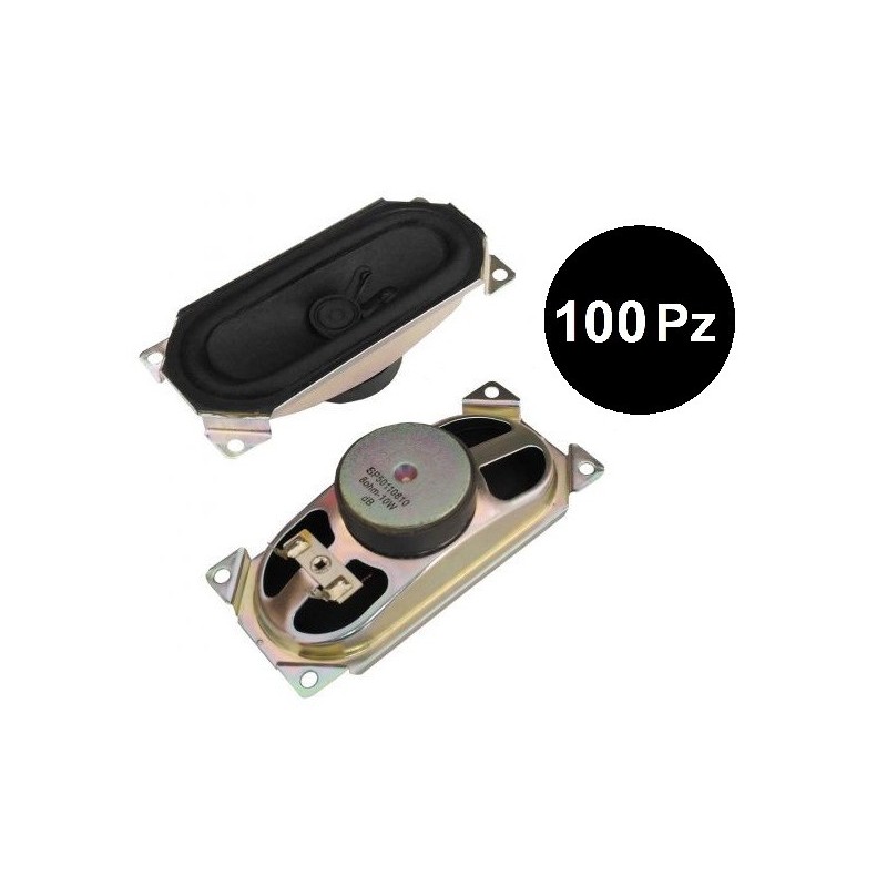 100 Pezzi - Altoparlante 8 ohm 10W