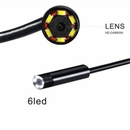 Telecamera endoscopica USB/micro-USB/USB type C con luce LED 5 metri