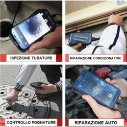 Telecamera endoscopica USB/micro-USB/USB type C con luce LED 5 metri