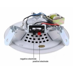 Altoparlante PA da soffitto 100V 18cm bianco