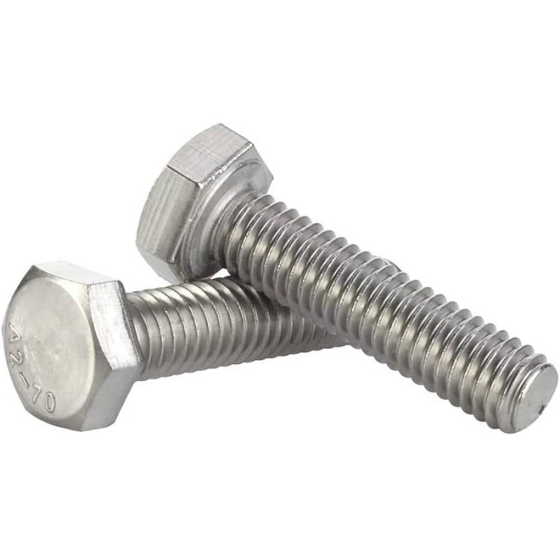 Vite a testa esagonale in acciaio inox 304 18-8