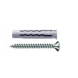 Tasselli multiuso F4V a 4 settori in nylon con vite TSP croce 8x40mm - 50 pezzi