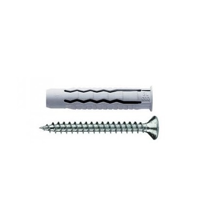 Tasselli multiuso F4V a 4 settori in nylon con vite TSP croce 6x30mm - 100 pezzi