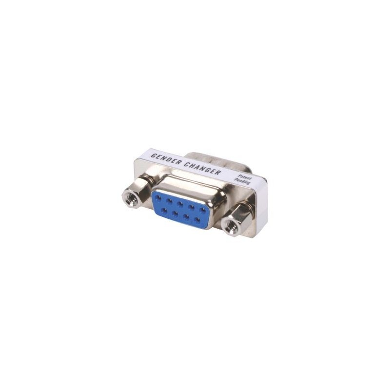 Adattore di Serie D-suB A 9 Pin Maschio - D-SUB 9-Pin Femmina Metallo