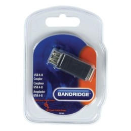 Adattatore USB 2.0 USB A Femmina - B Femmina Grigio