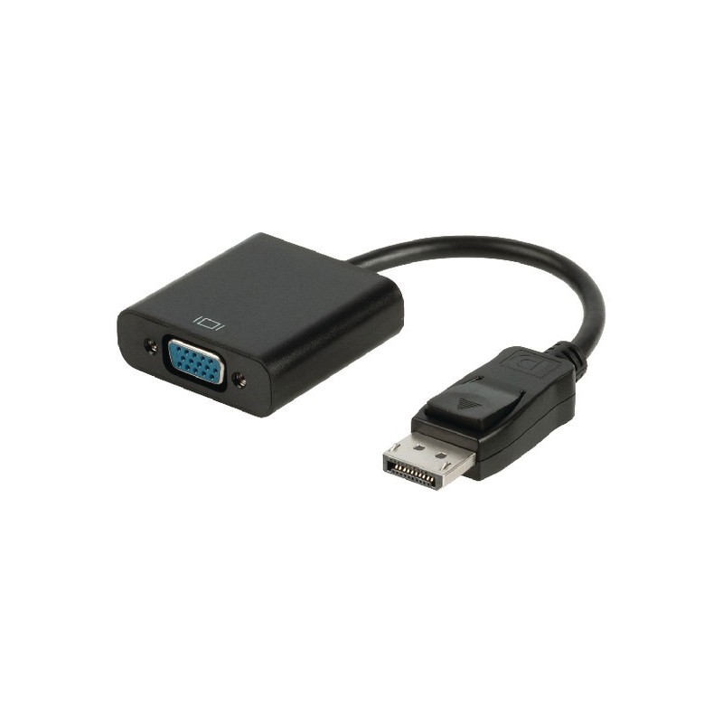 Adattatore DisplayPort maschio - VGA femmina - nero