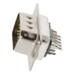 Connettore innestabile D-Sub High Density VGA maschio Metallo