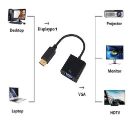 Adattatore da DisplayPort a VGA placcato oro