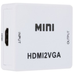 Convertitore video Full HD1080P da HDMI a VGA+Audio