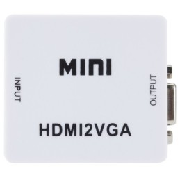 Convertitore video Full HD1080P da HDMI a VGA+Audio