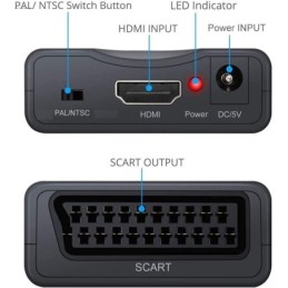 Convertitore audio/video da HDMI a SCART