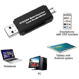 Lettore di schede OTG/USB multifunzione