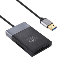 Lettore di schede USB 3.0 6 in 1 con porte Dual USB