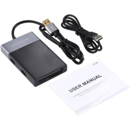 Lettore di schede USB 3.0 6 in 1 con porte Dual USB