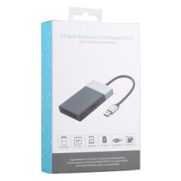 Lettore di schede USB 3.0 6 in 1 con porte Dual USB
