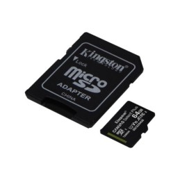 Scheda di memoria microSD con adattatore 64 GB Kingston