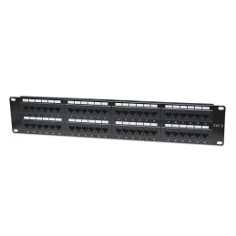 Pannello Patch UTP 48 posti RJ45 cat 6