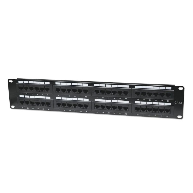 Pannello Patch UTP 48 posti RJ45 cat 6