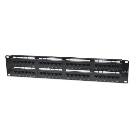 Pannello Patch UTP 48 posti RJ45 cat 6