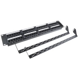 Pannello Patch UTP 48 posti RJ45 cat 6