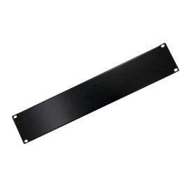 Pannello cieco per armadi rack 19'' nero 2U
