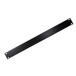 Pannello cieco per armadi rack 19'' nero 1U