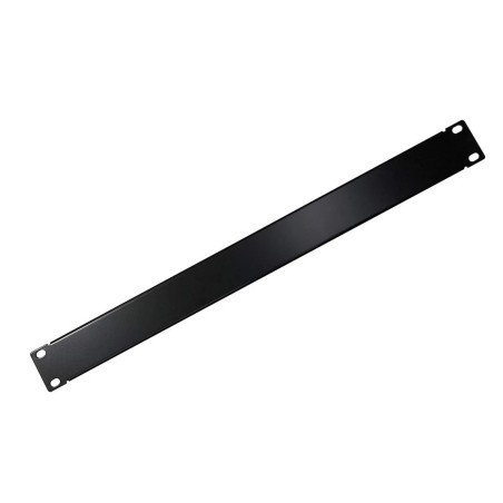 Pannello cieco per armadi rack 19'' nero 1U
