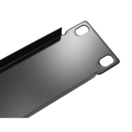 Pannello cieco per armadi rack 19'' nero 1U
