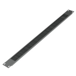 Pannello passacavi 19" con spazzola 1U