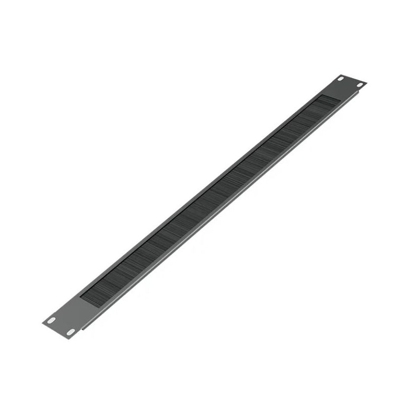 Pannello passacavi 19" con spazzola 1U