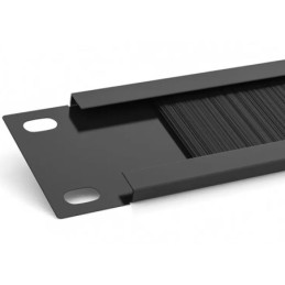 Pannello passacavi 19" con spazzola 1U
