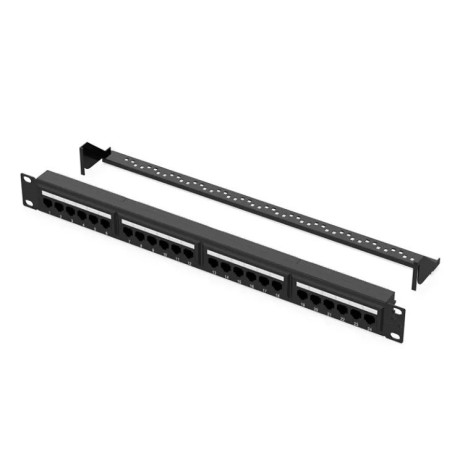 Pannello patch UTP 24 posti RJ45 Cat 6