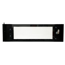 Porta in vetro temperato da 3 mm con serratura per armadio rack da 4U