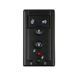 Adattatore audio USB 7.1 con ingresso jack per microfono e audio