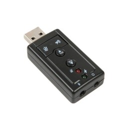 Adattatore audio USB 7.1 con ingresso jack per microfono e audio