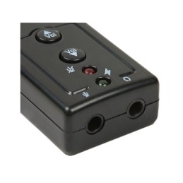 Adattatore audio USB 7.1 con ingresso jack per microfono e audio