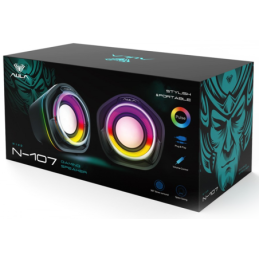 Altoparlanti per PC 3W USB con luci RGB