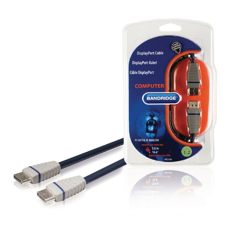 Cavo Displayport Maschio - Displayport Maschio 5.00 m Blu