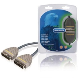 Cavo SCART SCART Maschio - SCART Maschio 3.00 m Blu