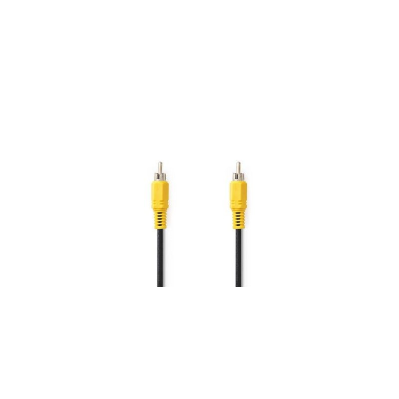 Cavo Video Composito RCA maschio-RCA maschio 5m Nero