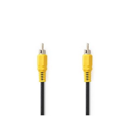Cavo Video Composito RCA maschio-RCA maschio 5m Nero
