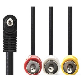 Cavo audio video 3,5mm maschio-3x RCA maschio 2m