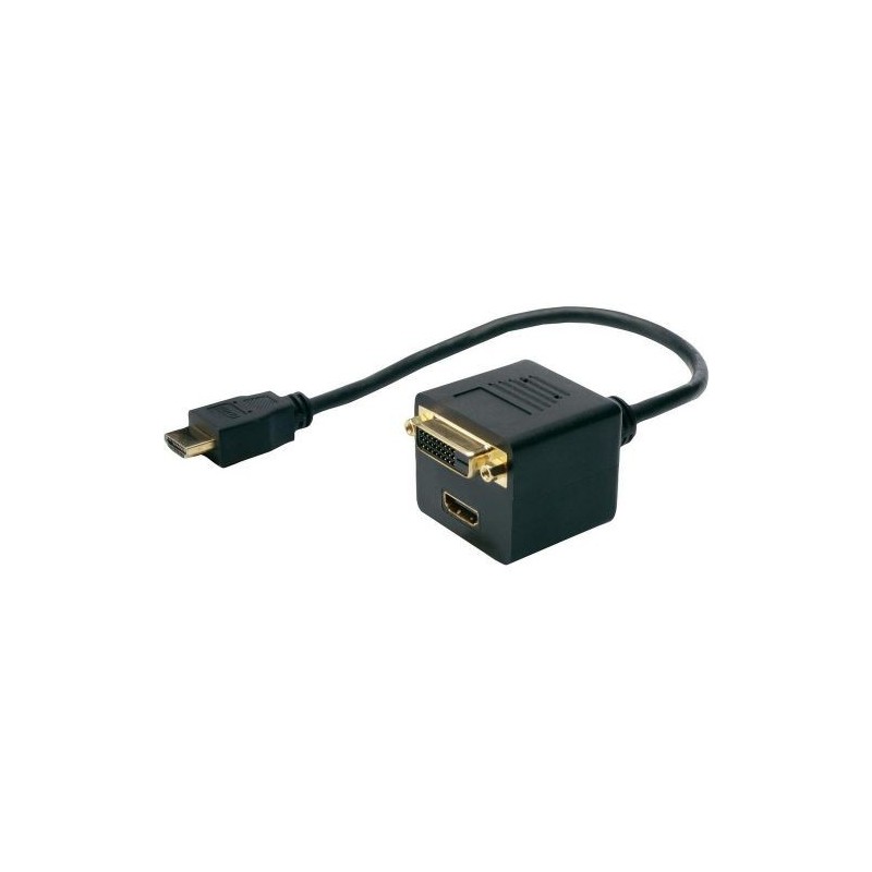 CAVO SDOPPIATORE DA HDMI A DVI-D/HDMI